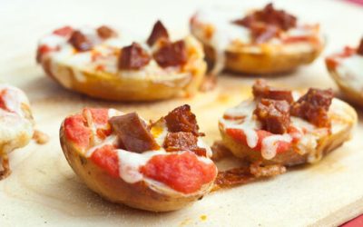 Pizza de Patata con chorizo